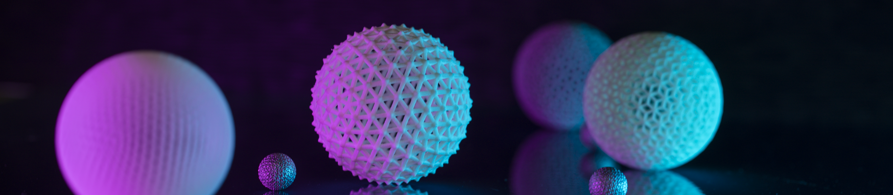 3D printed plastic balls