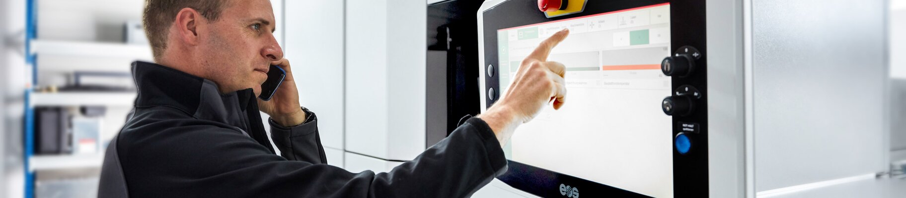 Inspection de service devant un système EOS